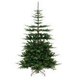 Árbol de Navidad artificial de 7 pies con bisagras, preiluminado y con 1303 puntas de ramas