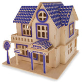 Family Home House Building Model Kit Wooden 3D Puzzle