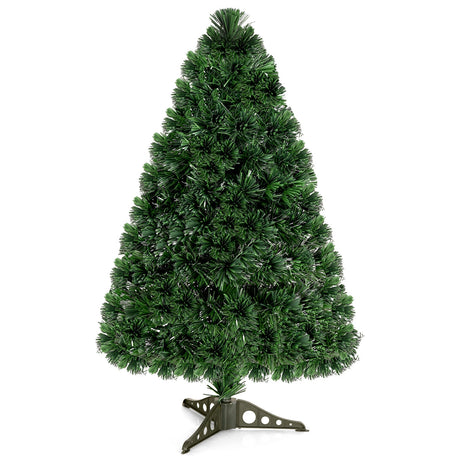 Árbol de Navidad artificial de PVC con fibra óptica de 0.9 m / 1.2 m / 1.5 m / 1.8 m