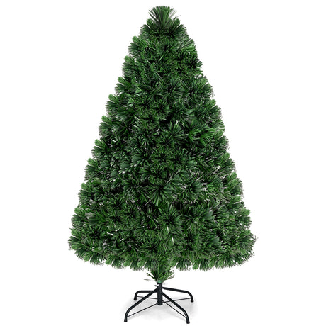 Árbol de Navidad artificial de PVC con fibra óptica de 0.9 m / 1.2 m / 1.5 m / 1.8 m