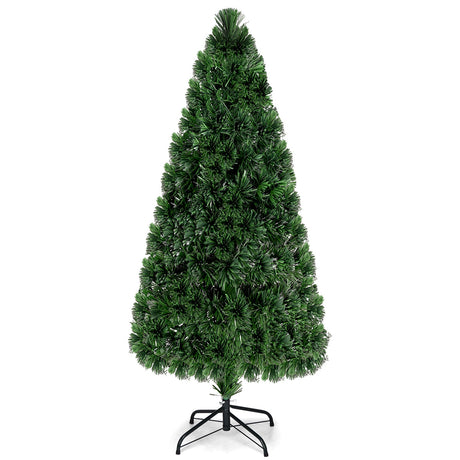 Árbol de Navidad artificial de PVC con fibra óptica de 0.9 m / 1.2 m / 1.5 m / 1.8 m