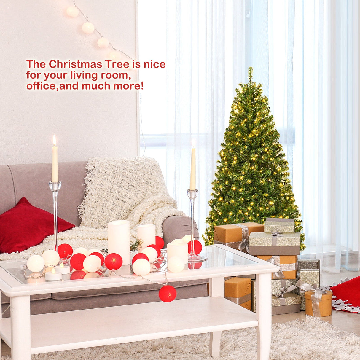 Árbol de Navidad Artificial Premium con Bisagras