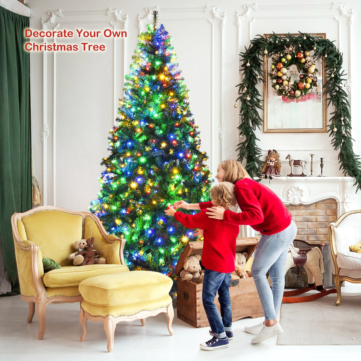 Árbol de Navidad Artificial Premium con Bisagras