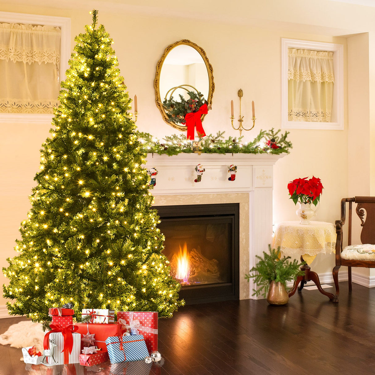 Árbol de Navidad Artificial Premium con Bisagras