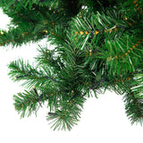 Árbol de Navidad artificial de PVC preiluminado de 9 pies con 700 luces LED
