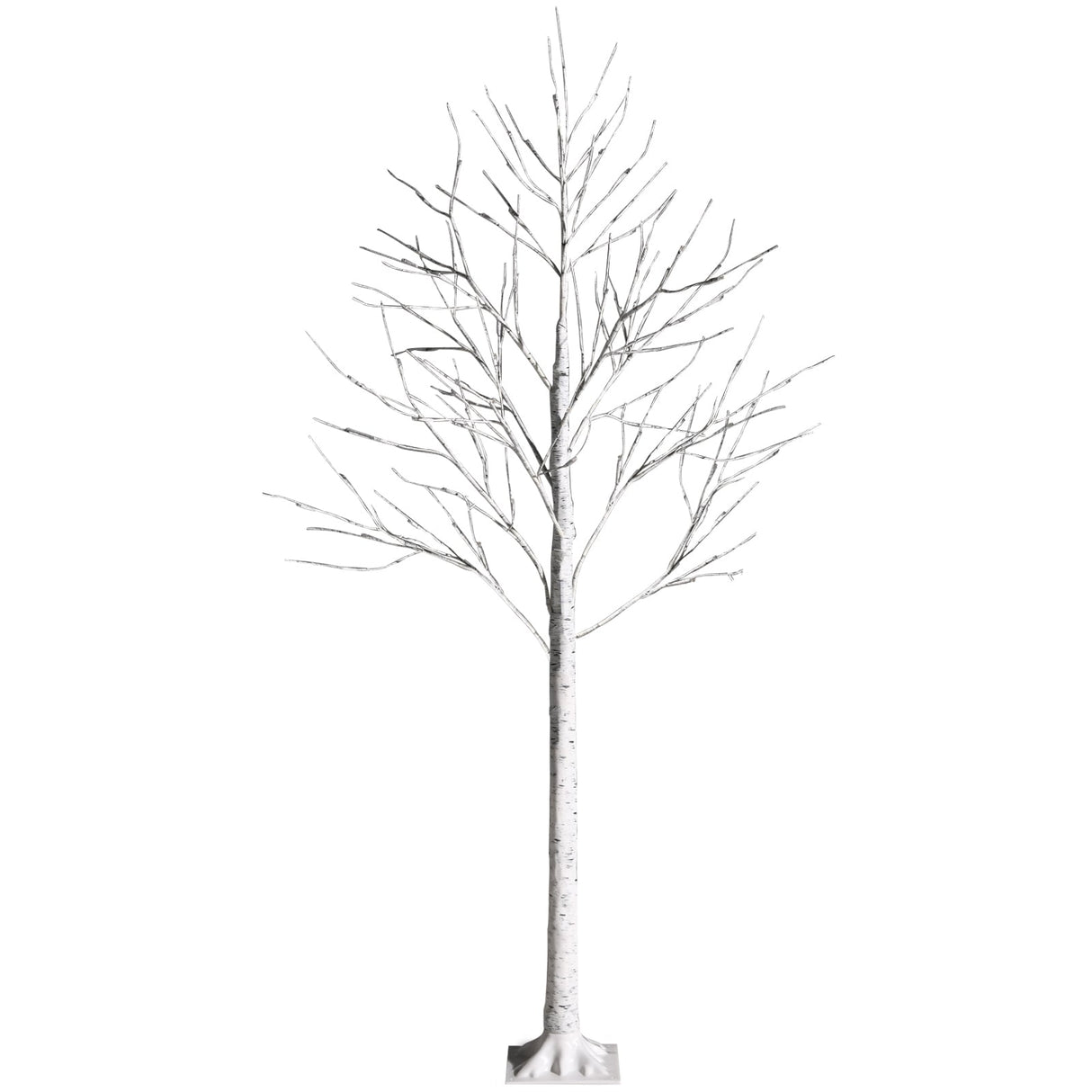 Pre-lit White Twig Birch Tree for Christmas Holiday with LED Lights