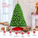 Árbol de Navidad artificial nevado con soporte metálico