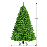 Árbol de Navidad artificial nevado con soporte metálico