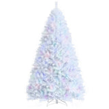 Árbol de Navidad artificial de 2,4 metros con 1636 puntas iridiscentes