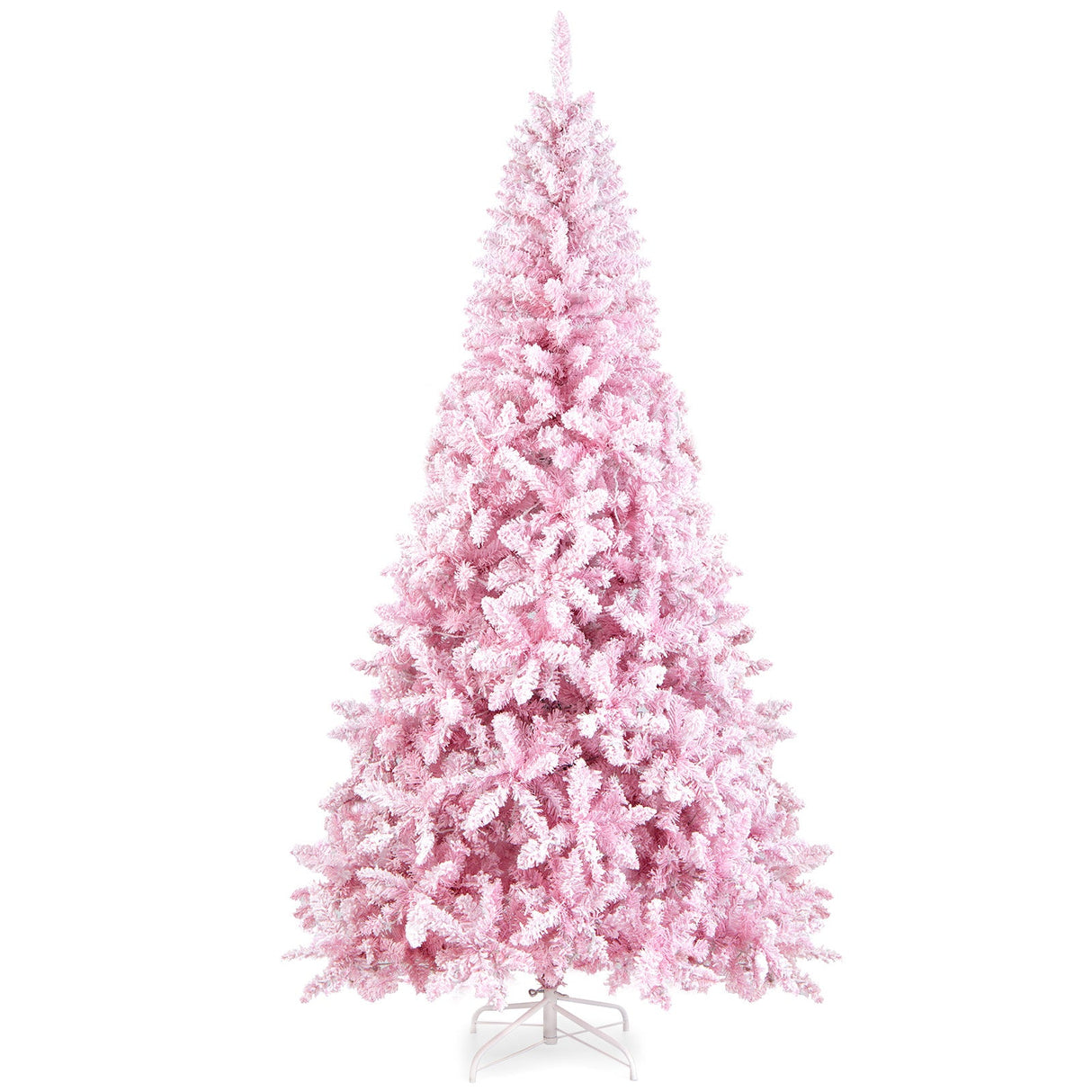Árbol de Navidad floculante de 7.5 pies