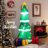 Árbol de Navidad inflable de 1.80 metros con 3 cajas de regalo