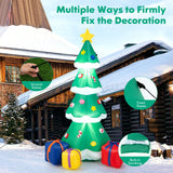 Árbol de Navidad inflable de 1.80 metros con 3 cajas de regalo