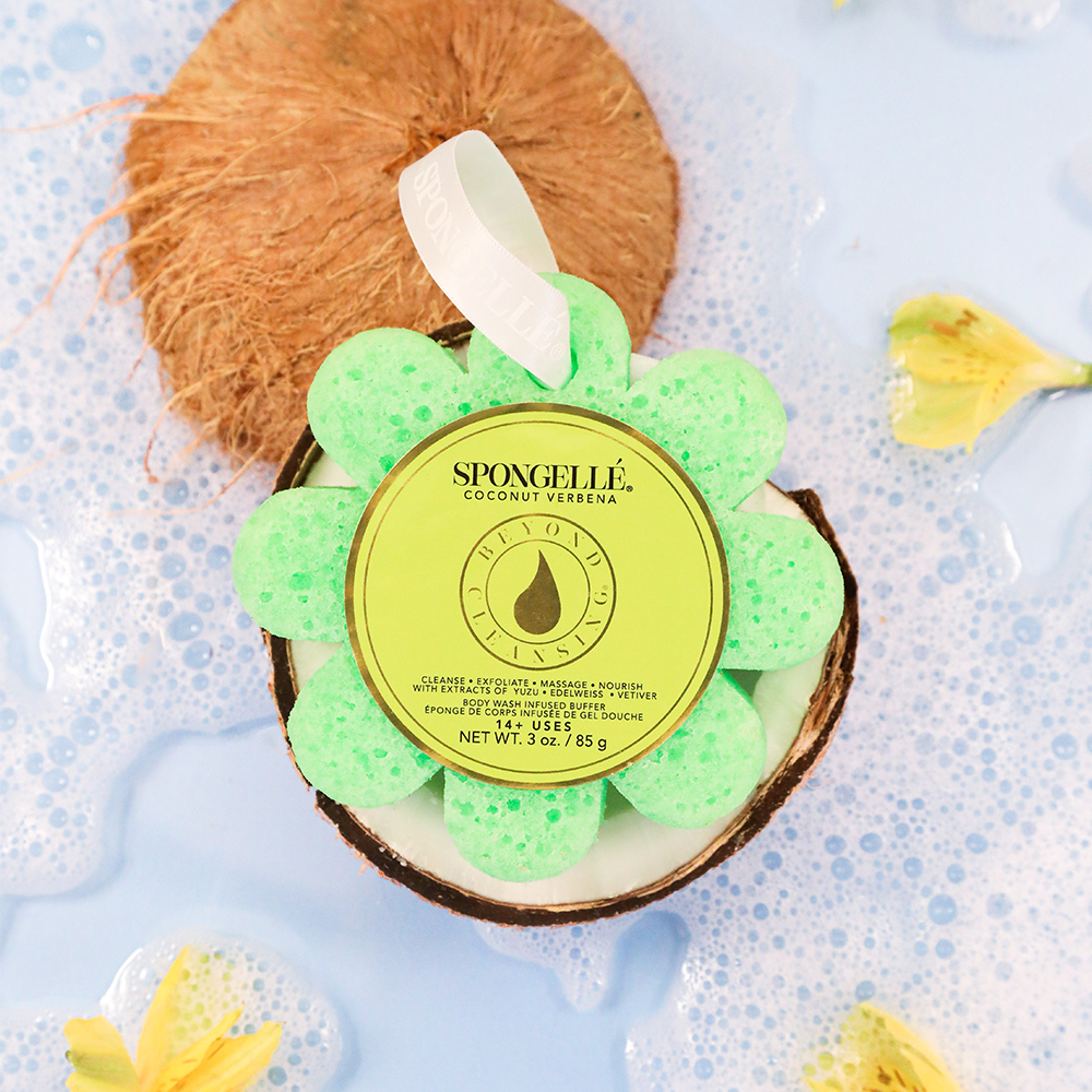 Coco Verbena | Esponja de Baño de Flores Silvestres