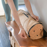 Soporte para esterilla de yoga de corcho