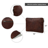 Funda para portátil Zento - Marrón oscuro