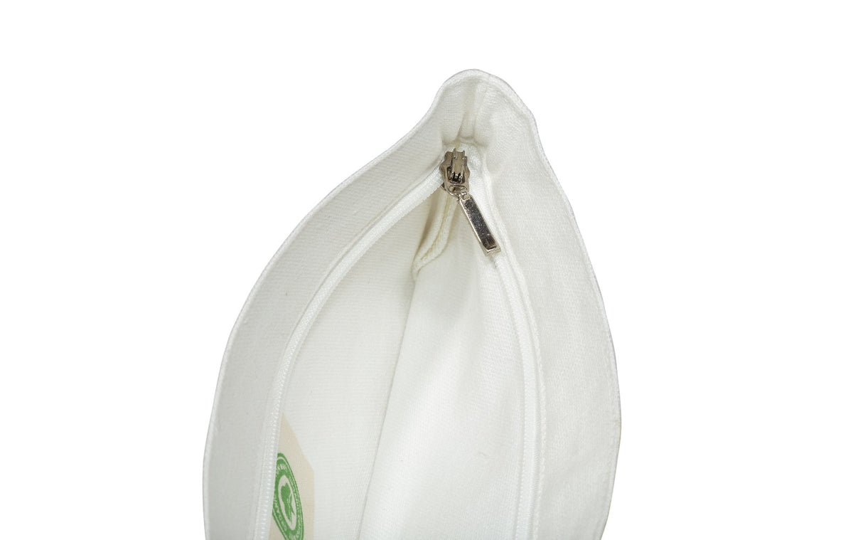 Estuche con cremallera de lona