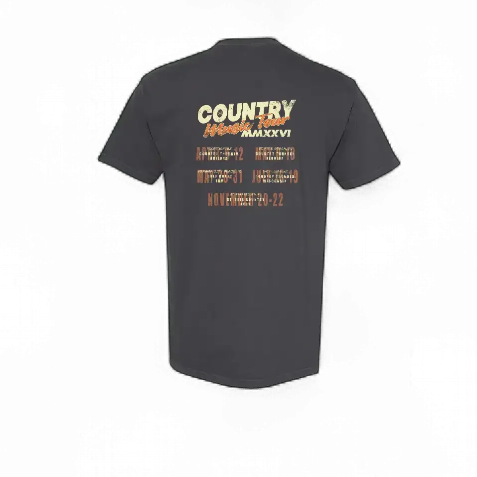 Camiseta de la Gira de Música Country 2026