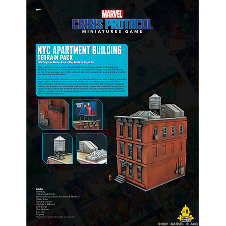 Marvel Crisis Protocol: NYC Apartment Building Terrain