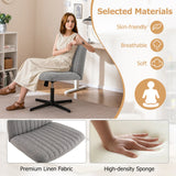 Criss Cross Legged Chair No Wheels 120¬∞ Rocking Adjustable Height