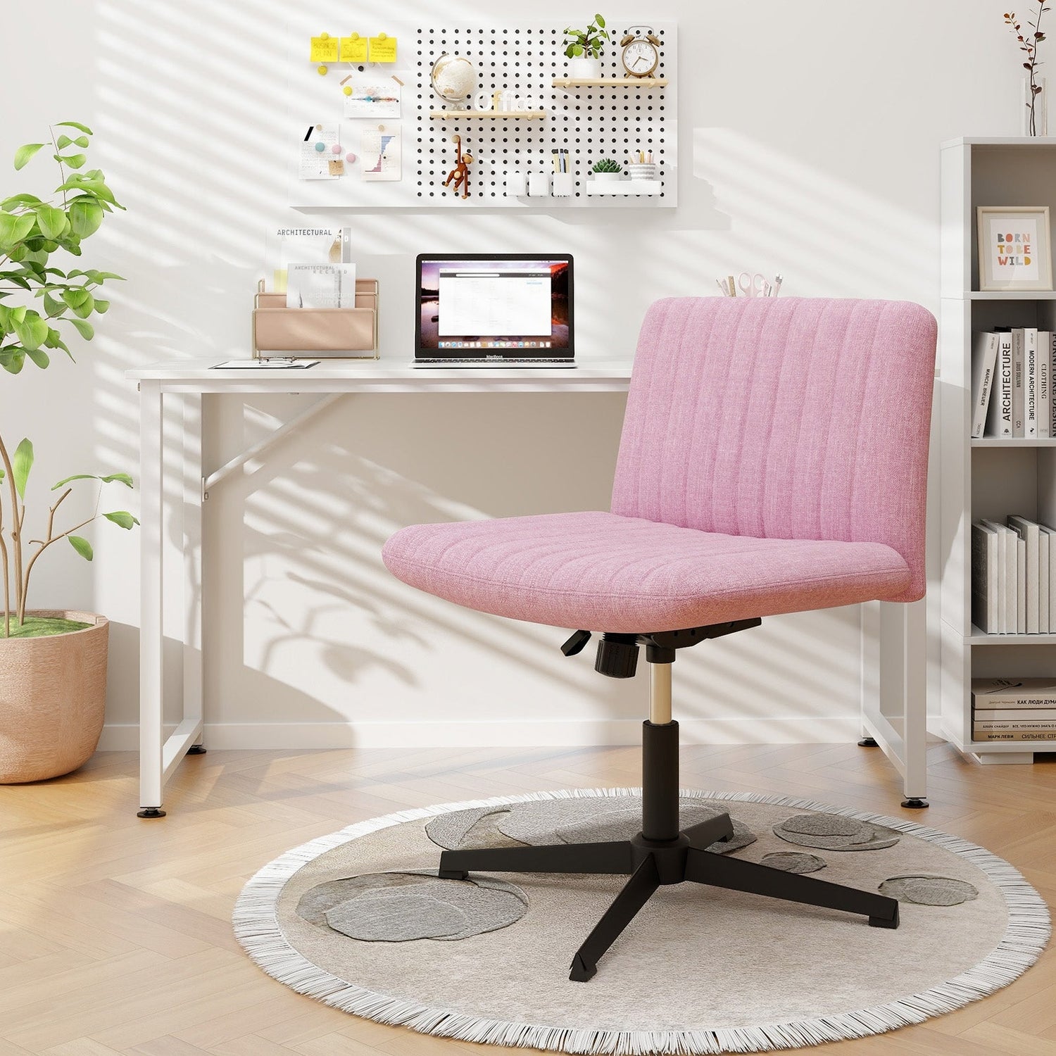 Criss Cross Legged Chair No Wheels 120¬∞ Rocking Adjustable Height