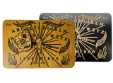 Small Crow & Crystal Spirit Board - Light Stain