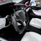 TESERY Custom Yoke Steering Wheel Replacement for Tesla Model X / S 2012-2020