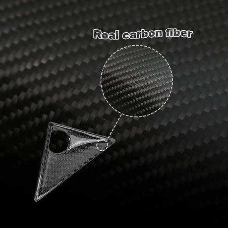 Cybertruck Front Fender Camera Applique Overlays | Real Carbon Fiber (1 Pair)