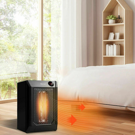 Calentador de ambiente digital de cuarzo portátil con control remoto de 1500 W