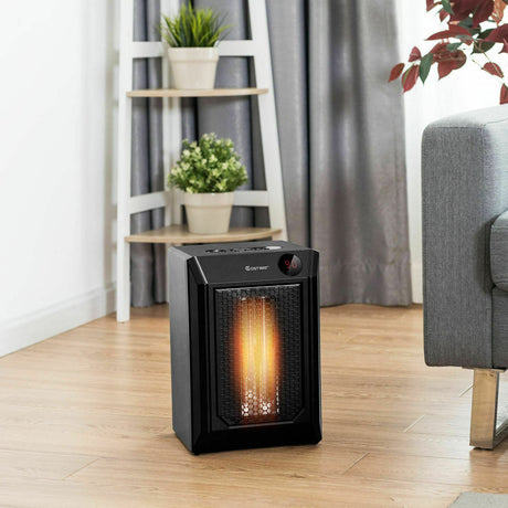 Calentador de ambiente digital de cuarzo portátil con control remoto de 1500 W
