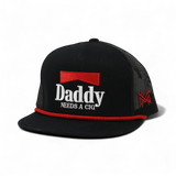 Daddy Needs a Cig Snapback Hat