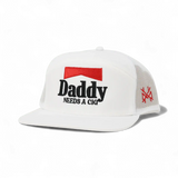 Daddy Needs a Cig Snapback Hat