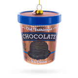 Chocolate Ice Cream Pint Glass Christmas Ornament
