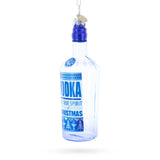 Spirit of Christmas Vodka Bottle Glass Christmas Ornament