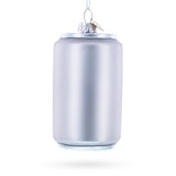 Holiday Beer Brew Can Glass Christmas Ornament