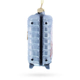 San Francisco Landmarks Suitcase Glass Christmas Ornament