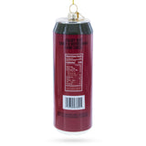 Hard Apple Cider Can Glass Christmas Ornament