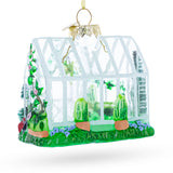 Greenhouse Glass Christmas Ornament