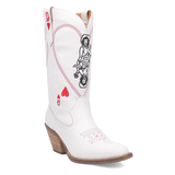 Dingo Queen A Hearts - Women's Leather Cowgirl Boots