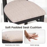 Taburetes de bar con respaldo ergonómico, cómodo reposapiés y asiento acolchado suave