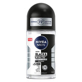 Nivea Men Deodorant - Nivea Men Erkek Roll-on Deodorant Black & White Invisible Original 50 ml - Long Lasting Anti-Perspirant Protection