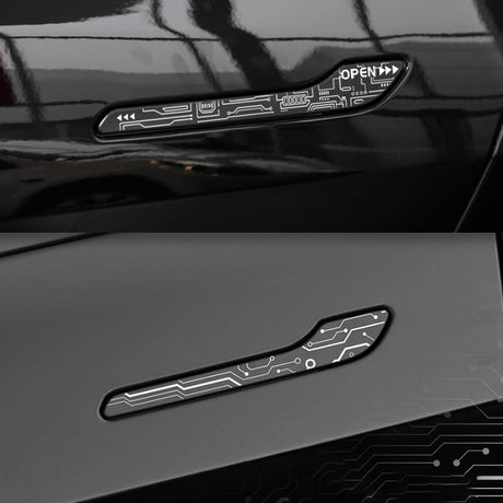 Door Handle Protection Film for Model 3/Y (4-Pack) | Custom Fit PPF | 6 Designs