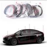 EPDM Door Seal Kit for Model Y | 8-Piece Full-Body | Noise Reduction | Weatherproof