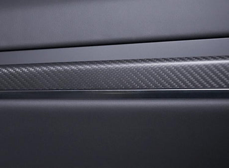 Door Trim Dry Carbon Fiber Overlay for Model S/X