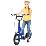 Patinete para niños con ruedas neumáticas de 12 pulgadas y altura ajustable