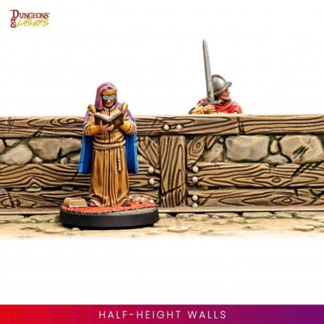 Dungeons & Lasers: Dwarven Mine Half-Height Walls