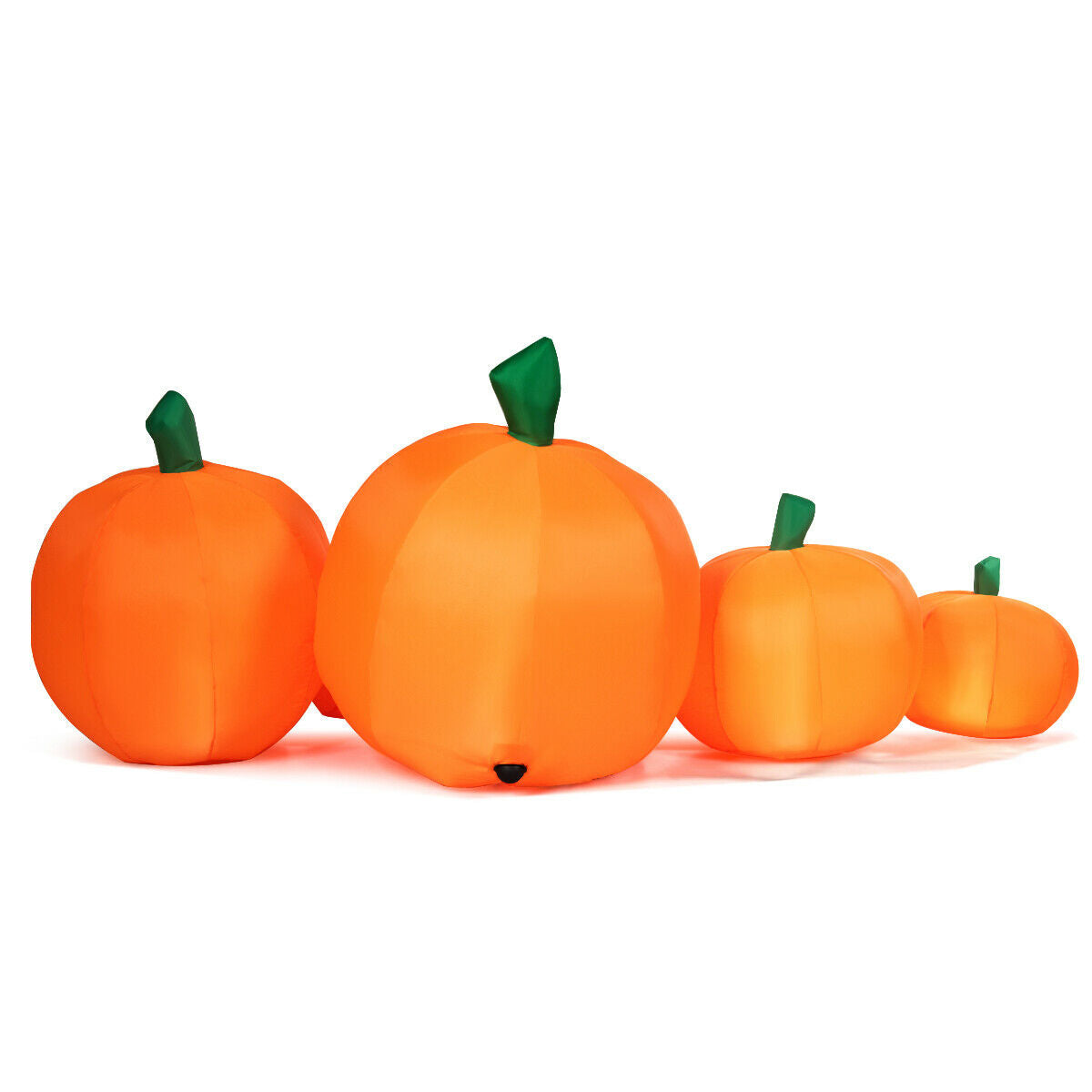 Hinchable de Halloween de 7.5 pies con 7 calabazas y luces LED