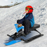 Trineo para nieve, arena, hierba para niños con volante y frenos