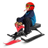 Trineo para nieve, arena, hierba para niños con volante y frenos