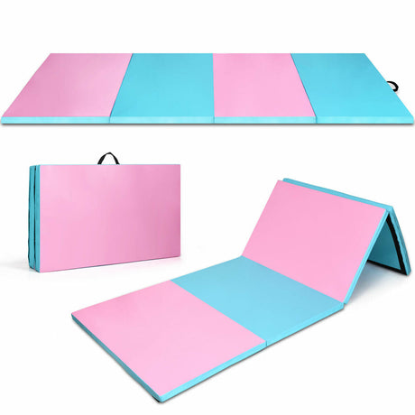 Colchoneta plegable de gimnasia de 4 pies x 10 pies x 2 pulgadas