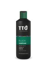 TTO Black Hair and Body Shampoo 500ml - Natural Multipurpose Cleanser for Simplified Routine